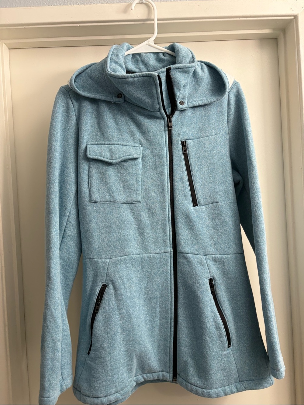 Hurley Light Blue Utility Hoodie Jacket